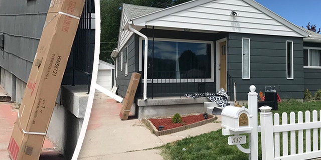 A box was delivered on Thursday to the home of the man police said is a "person of interest" in the disappearance of University of Utah student Mackenzie Lueck. The box appeared to hold one or more parts of a bed, but police -- who were taking pictures of it -- wouldn't confirm what was inside.