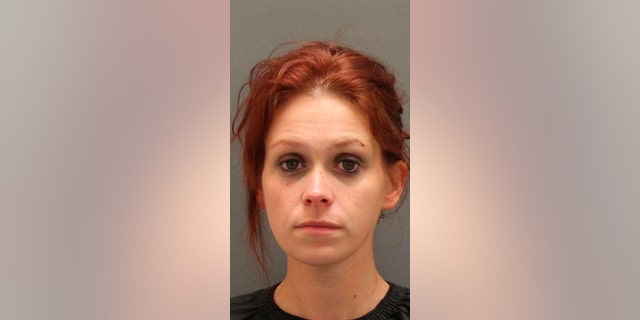Mugshot for Megan Holman, 25, of Walhalla, S.C. (Oconee County Sheriff’s Office via AP)
