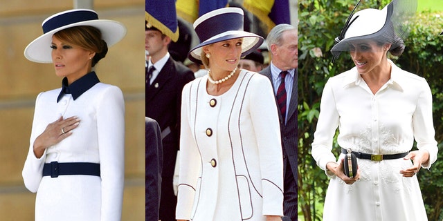 The Trumps arrive at Buckingham Palace, meet the Queen