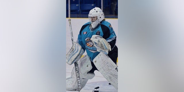 She played goalie for the Bluewater Hawks of the Provincial Women's Hockey League.