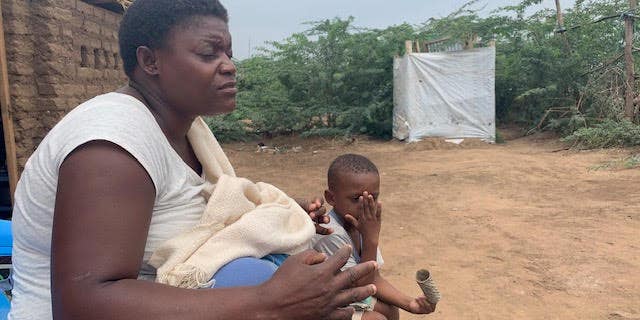 Nancy fled the DRC after being brutally raped and banished by her community. She receives support from groups like the International Committee of the Red Cross.