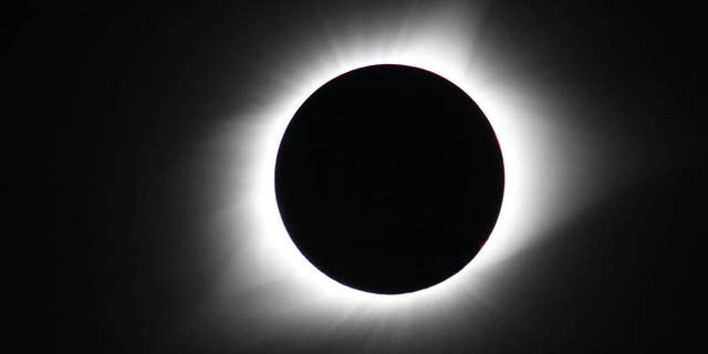 File photo - A photo taken during the total solar eclipse on Aug. 2017.