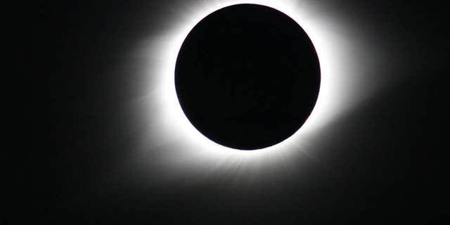 File photo - A photo taken during the total solar eclipse on Aug. 2017.