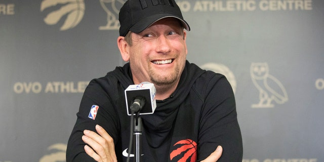 Toronto Raptors head coach Nick Nurse addressed whether he would go to the White House if he was invited. (Chris Young/The Canadian Press via AP)