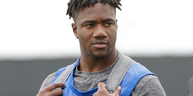 Indianapolis Colts general manager Chris Ballard did his homework on Bobby Okereke. And a sexual assault allegation from 2015 still didn’t scare him off. (AP Photo/Jeff Chiu, File)