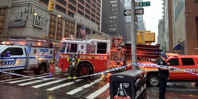 A massive emergency response on Monday after a helicopter crashed on a building in New York City.