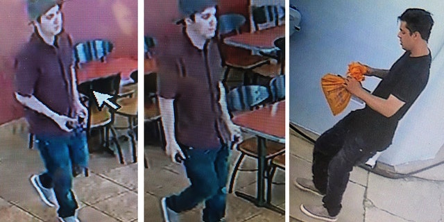 Rhett Nelson, 30, of St. George, Utah, was arrested by Long Beach police. Surveillance footage showed the suspect accused of shooting an off-duty deputy. (LA County Sheriff’s Department)