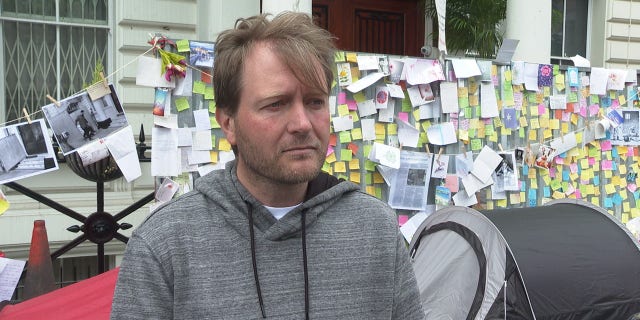 Richard Ratcliffe has been on a hunger strike for 12 days. Camped outside the Iranian Embassy in London, his message is simple: His wife, Nazanin Zaghari-Ratcliffe, must be freed.