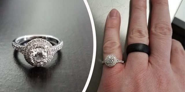 The man's wife thought she'd never see her ring again.