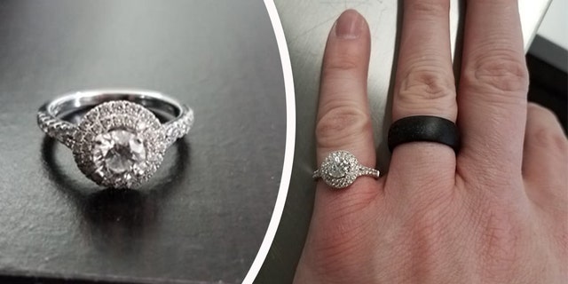 The man's wife thought she'd never see her ring again.