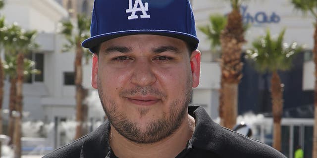 Rob Kardashian, seen here in 2016, had previously launched the Arthur George sock line.