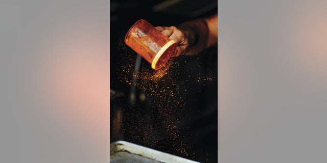"It goes on just about everything, even the burgers," says the recipe developer.