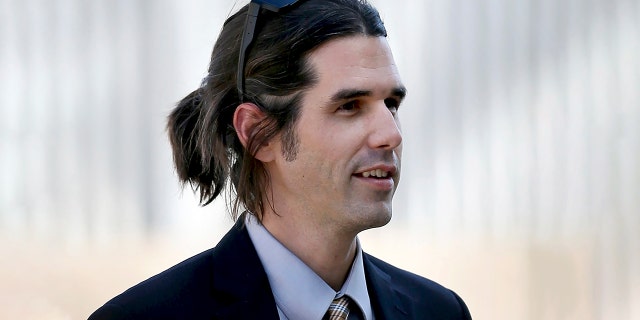 In this 2018 photo, Scott Daniel Warren, who is charged with human smuggling, walks into U.S. District Court in Tucson. (Kelly Presnell/Arizona Daily Star via AP, File)
