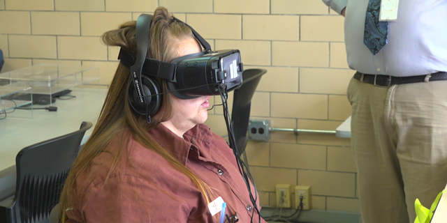 Inmates could "visit" places on the outside to prepare for release through virtual reality goggles.