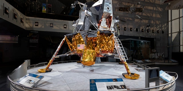 The Lunar Module LM-2 at the Smithsonian National Air and Space Museum.