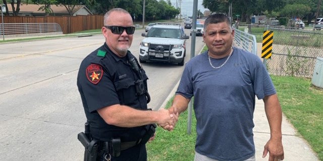 Michael Barrera, a former rugby player, helped tackle a suspect during a foot pursuit on June 22.