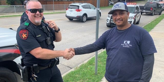 A third, unidentified man also helped police.