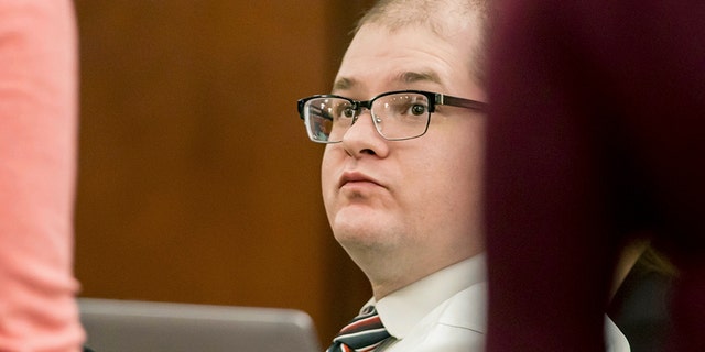 Timothy Jones Jr. in court last week. (Jeff Blake/The State via AP, Pool)