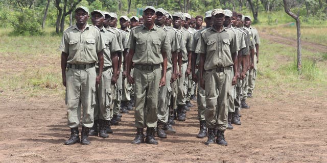 Helping keep the poachers at bay is the tough reputation of those protecting the elephants, and the introduction of stiff sentences - being caught with a firearm in the park can lead to a jail term of up to 16 years.