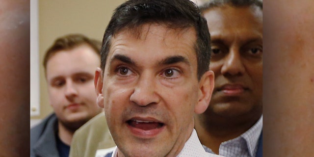 Valentino “Val” DiGiorgio III, 51, stepped down from his position with the Pennsylvania GOP shortly after the Philadelphia Inquirer ran a story on a text message exchange he had with onetime Republican candidate for Philadelphia City Council Irina Goldstein. (AP)