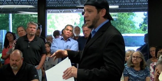 Mark Lee Dickson, the director of Right to Life of East Texas, presented the sanctuary city for unborn children ordinance to the five-member city council.