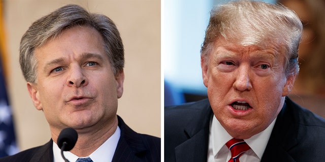 Trump Voices Confidence In Wray, Day After Refusing To Say If He Has ...