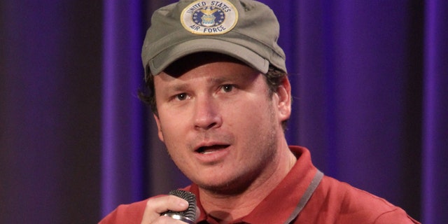 Musician Tom DeLonge speaks onstage at A Conversation With Tom DeLonge at The GRAMMY Museum on Oct. 13, 2015, in Los Angeles, Calif. (Rebecca Sapp/WireImage)