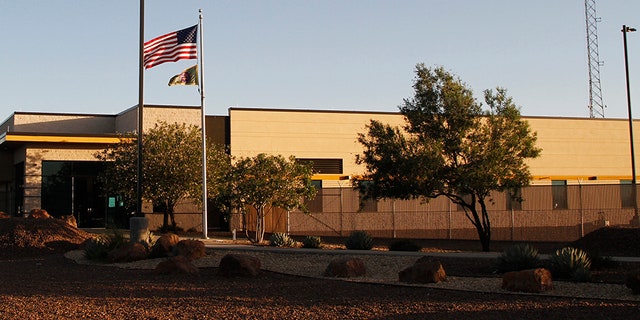 The entrance of a Border Patrol station in Clint, Texas. A legal team that interviewed about 60 children at the station near El Paso, says young migrants being held there are experiencing neglect and mistreatment.