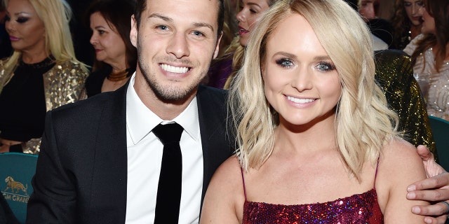 Miranda Lambert and husband Brendan McLoughlin took to their respective Instagram accounts to celebrate their two-year wedding anniversary.