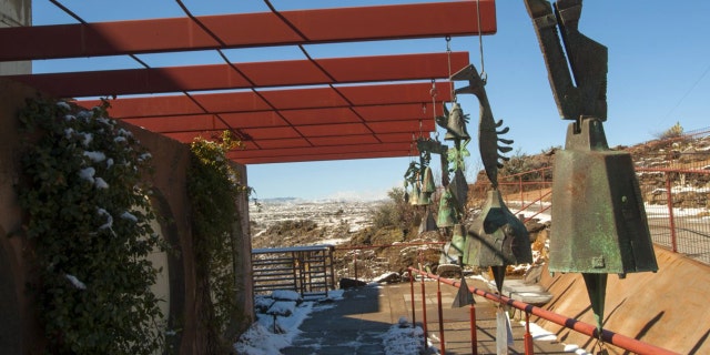 Arcosanti's visitor center in the Arizona desert is seen above. (Getty Images)