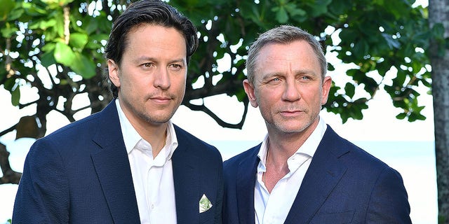 Director Cary Fukunaga and cast member Daniel Craig attend the "Bond 25" film launch at Ian Fleming's Home 'GoldenEye' on April 25, 2019 in Montego Bay, Jamaica. Filming of "Bond 25" has faced a series of setbacks, with some insiders claiming the movie is "doomed."