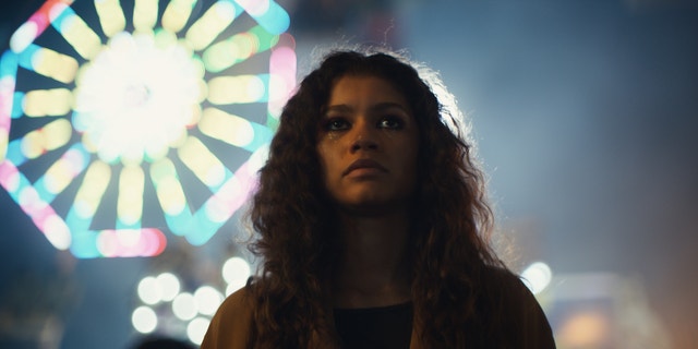 Zendaya as her character Rue in the HBO series.