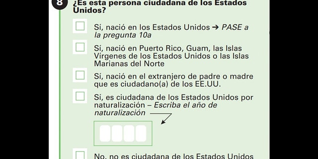 Obama's Census Bureau asked -- in Spanish -- if respondents were U.S. citizens on all eight of his annual American Community Surveys.