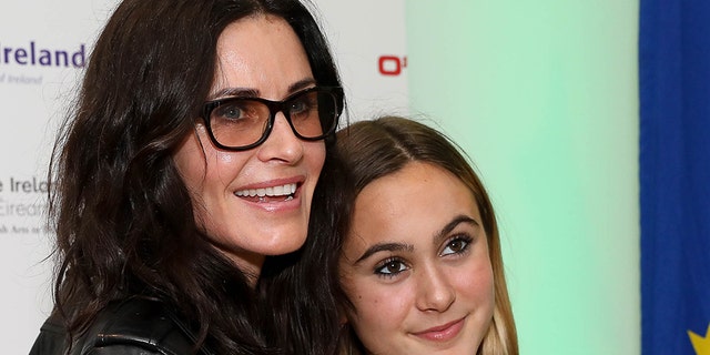 Courtney Cox and her daughter Coco Arquette.