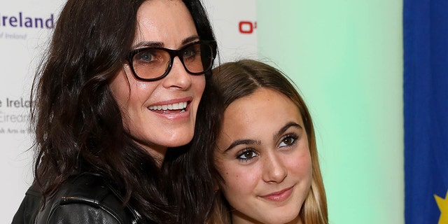 Courtney Cox and her daughter Coco Arquette.