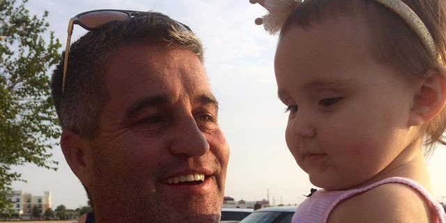Chris Palmer with granddaughter Ruby