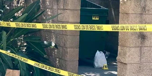 A newborn baby was found in a dumpster in Stock, Calif. on Tuesday. Temperatures in the area reportedly exceeded 100 degrees.