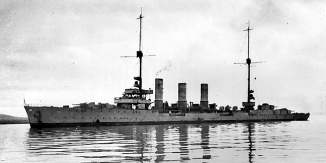 SMS Kalrushe. The wrecks of four First World War battleships that have been lying on the seabed in Orkney for a century have been put up for sale on eBay. Dreadnoughts Kronprinz Wilhelm, Konig and Markgraf and the cruiser Karlsruhe were part of the German High Seas Fleet, which was famously scuttled at Scapa Flow while interned there as the Treaty of Versailles was being finalized. The scuttling was carried out on June 21, 1919 on the orders of Admiral Ludwig von Reuter to prevent allied forces seizing the ships after Germany's defeat in the conflict. British guard boats were able to beach a number of the ships, but 52 of the 74 interned vessels sank. (Credit: SWNS)