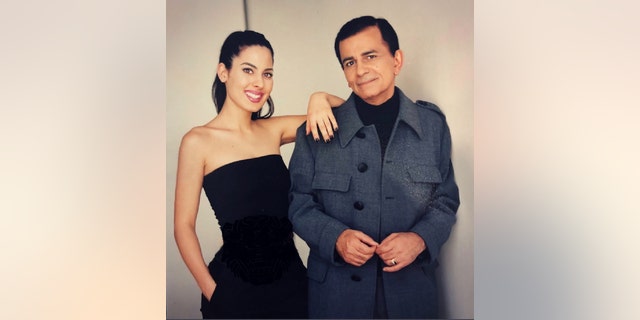 Casey Kasem with his daughter Kerri Kasem. — Courtesy of Kerri Kasem