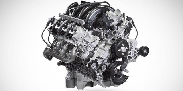 The power rating for the 7.3-liter V8 has not yet been announced.