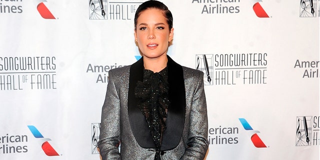 Halsey hinted that screenwriter Alev Aydin is the father by tagging him in the pregnancy announcement. (Photo by Brad Barket/Invision/AP, File)