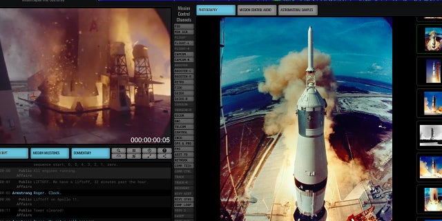 Ben Feist's new website, "Apollo 11 in Real Time," replays the first moon landing mission 50 years later.