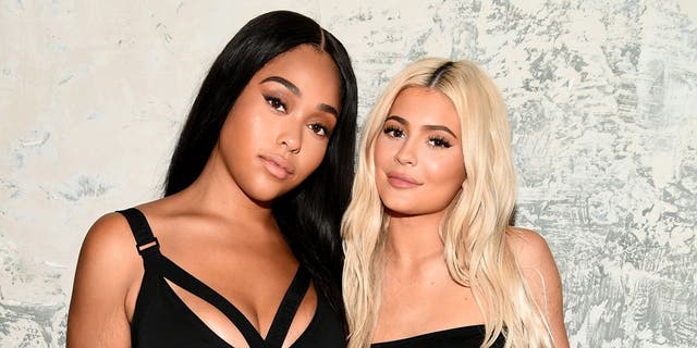 Ex-BFFs Jordyn Woods and Kylie Jenner attend an event together in happier times.