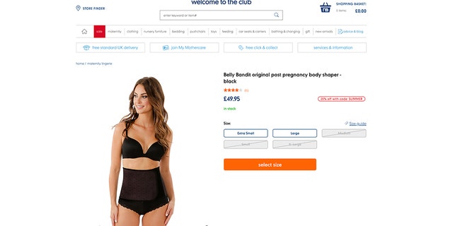 The mom and baby-centric shop has said it will now review the online advertising of some of its maternity lingerie, after a backlash over the "sexy" corsets.