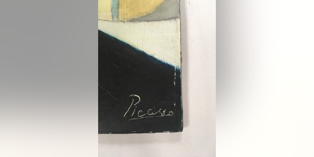 Philip Stapleton, 52, originally regretted paying £230 for the artwork, worrying he’d been ripped off and left it on his desk for six months. (Credit: SWNS)
