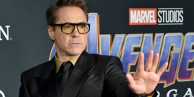 Robert Downey, Jr., attends the Walt Disney Studios Motion Pictures World Premiere 