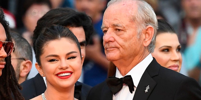 Selena Gomez and Bill Murray bond at the Cannes Film Festival. The pair star in the upcoming zombie comedy "The Dead Don't Die."