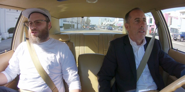 Seth Rogen with Jerry Seinfeld (R) in "Comedians in Cars Getting Coffee"<br>
