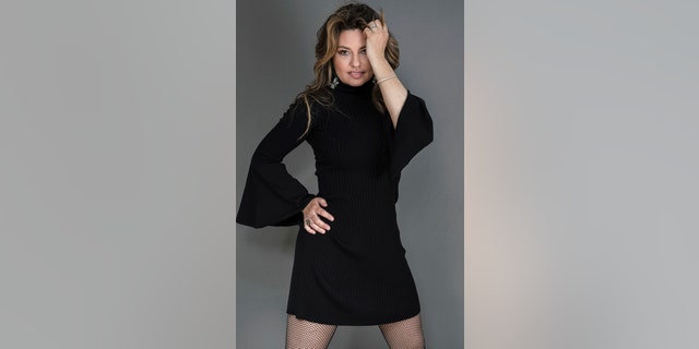 Shania Twain poses for a portrait at her Manhattan hotel, Friday, June 14, 2019, in New York.