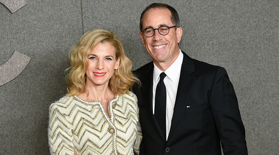 Jerry Seinfeld and wife Jessica Seinfeld look relaxed as they